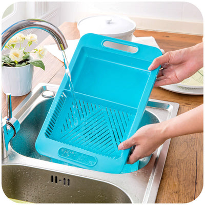 Sinks Drain Basket Cutting Board Vegetable Meat Tools Kitchen Accessories Chopping Board