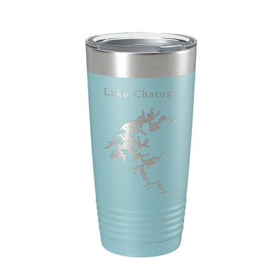Lake Chatuge Map Tumbler Travel Mug Insulated Laser Engraved Coffee Cup Georgia North Carolina 20 oz-13