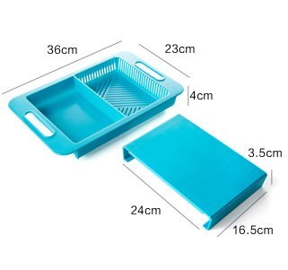Sinks Drain Basket Cutting Board Vegetable Meat Tools Kitchen Accessories Chopping Board