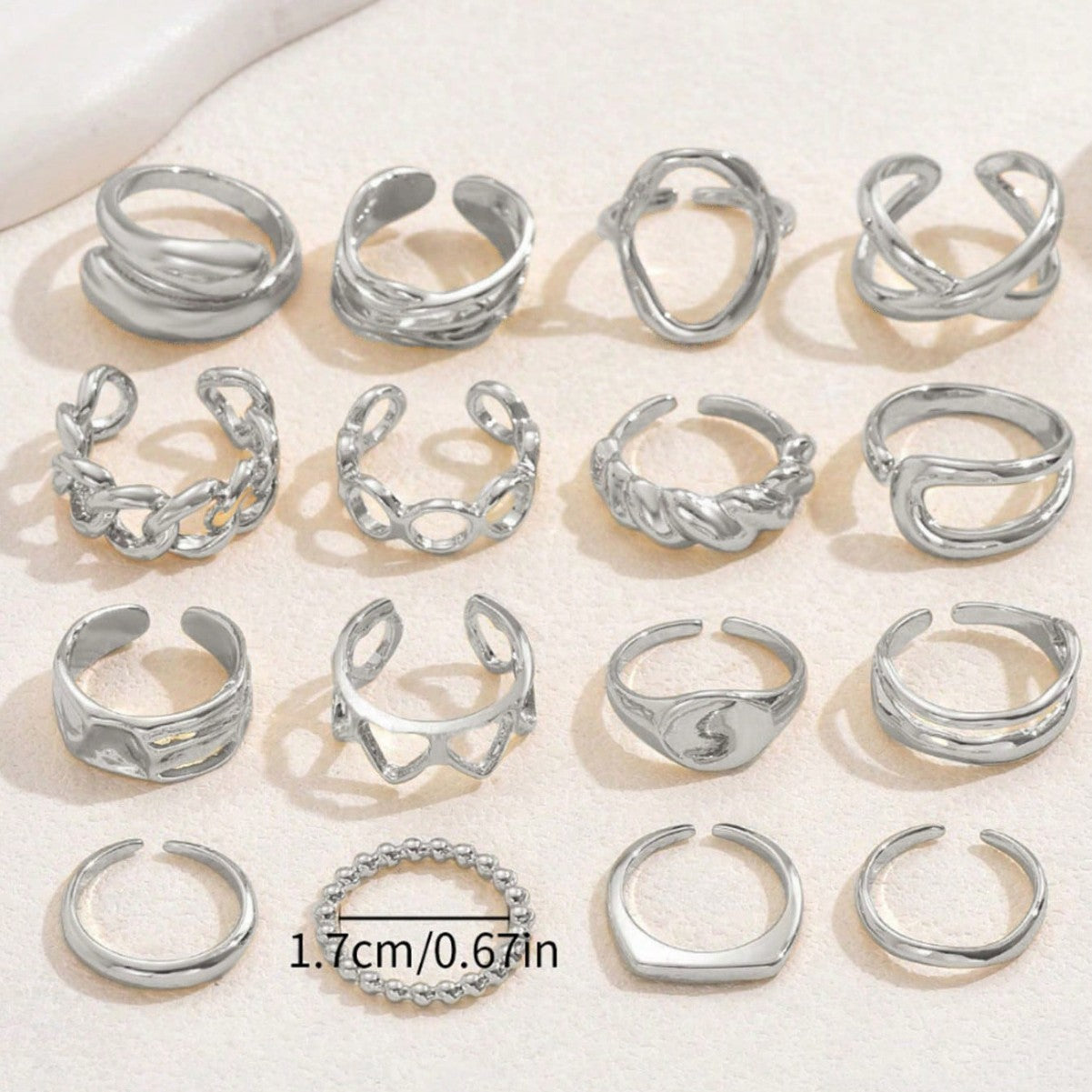 Women's Love Design Open Ring Suit