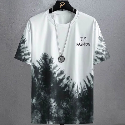 Suits for men 2025 Summer Fashion Polyester Thin Casual Breathable Short Sleeve Printed Sports T-shirt + Shorts Basketball Set