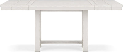 Robbinsdale Counter Height Dining Extension Table, 42" W X 86" D X 36" H, White-4