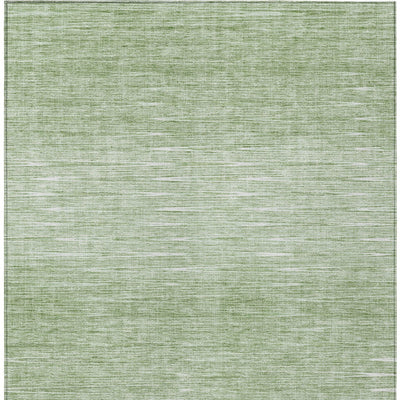 5' X 8' Artichoke Green And Green Abstract Washable Indoor Outdoor Area Rug-6