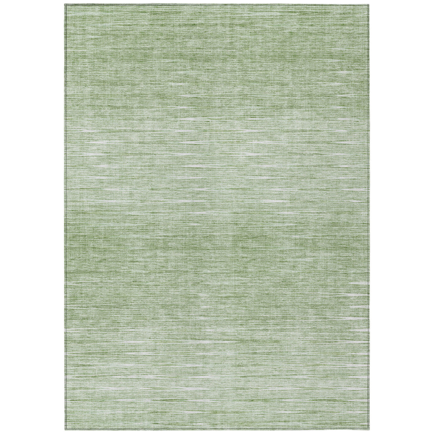 5' X 8' Artichoke Green And Green Abstract Washable Indoor Outdoor Area Rug-1