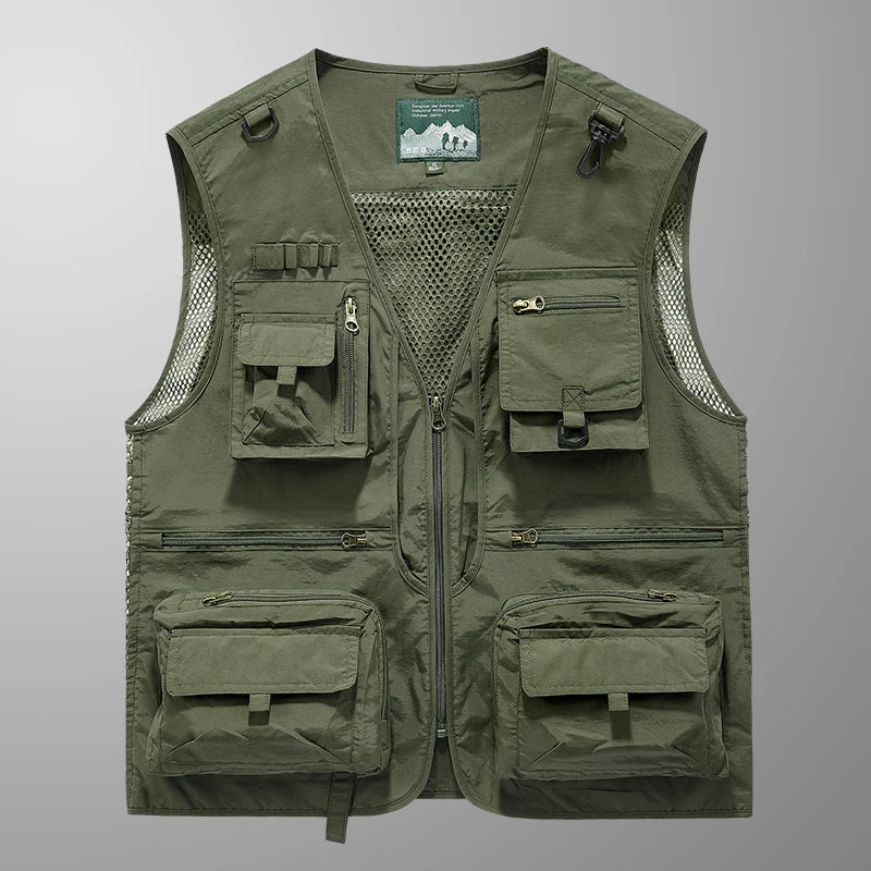 2024 New Spring, Autumn, and Summer Versatile Items in Stock, Fashionable and Trendy Wearing Vests,  Men's Wear, Shopping an