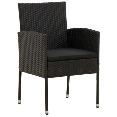 vidaXL Patio Dining Set Garden Outdoor Wicker Conversational Set PE Rattan-0