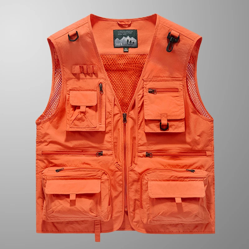 2024 New Spring, Autumn, and Summer Versatile Items in Stock, Fashionable and Trendy Wearing Vests,  Men's Wear, Shopping an