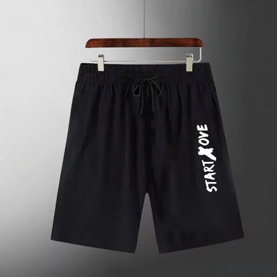 Suits for men 2025 Summer Fashion Polyester Thin Casual Breathable Short Sleeve Printed Sports T-shirt + Shorts Basketball Set