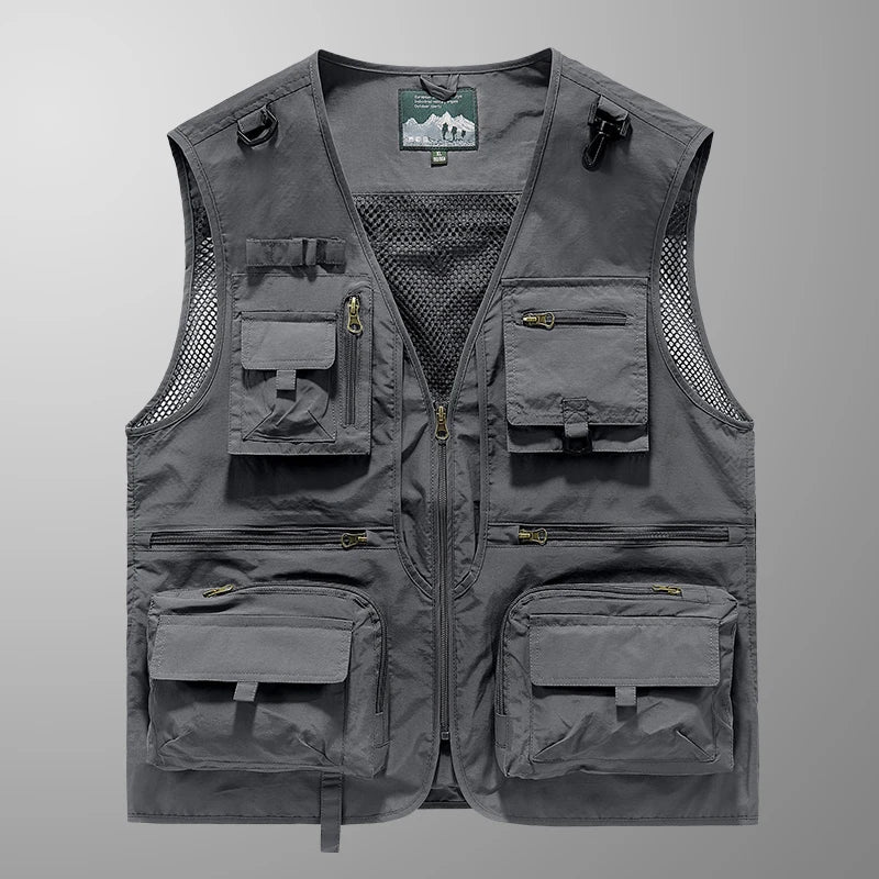 2024 New Spring, Autumn, and Summer Versatile Items in Stock, Fashionable and Trendy Wearing Vests,  Men's Wear, Shopping an